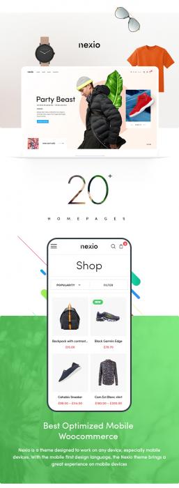 WordPress主题Nexio v1.0.7 时尚服装WooCommerce商店主题-源码宝